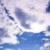 佐賀県三瀬峠で撮影した青空と白いうろこ雲