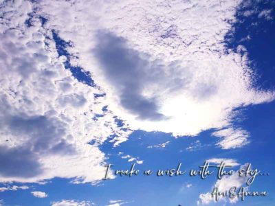 佐賀県三瀬峠で撮影した青空と白いうろこ雲